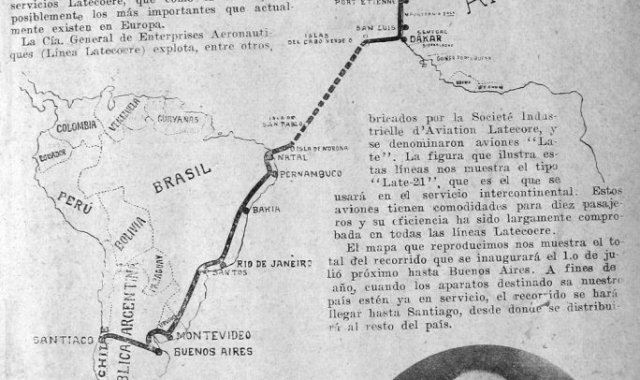 Auto Aero, 4 Junio de 1927: Firma de convenio donde la Compañía Sudamericana de Aeronavegación pasa a ser filial de Latecoere, la mayor compañía aérea del mundo en esos momentos. ¿Qué sucedió con este convenio? ¿Por qué no sirvió para que la Compañía Sudamericana de Aeronavegación, siguiera operando luego de que cayera su único avión? Auto Aero, 4 Junio de 1927: Firma de convenio donde la Compañía Sudamericana de Aeronavegación pasa a ser filial de Latecoere, la mayor compañía aérea del mundo en esos momentos. ¿Qué sucedió con este convenio? ¿Por qué no sirvió para que la Compañía Sudamericana de Aeronavegación, siguiera operando luego de que cayera su único avión?