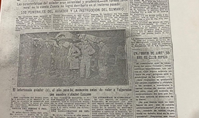 Las Ultimas Noticias 27 de Marzo de 1928 ¿Por qué cayó García con el Condor? Las Ultimas Noticias 27 de Marzo de 1928 ¿Por qué cayó García con el Condor?