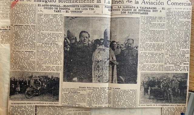 La Nación miércoles 4 de mayo de 1927: Ayer se Inauguró solemnente la primera línea de la aviación comercial La Nación miércoles 4 de mayo de 1927: Ayer se Inauguró solemnente la primera línea de la aviación comercial
